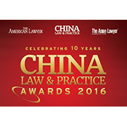 China Law & Practice Awards 2016