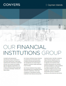 Cayman Islands Financial Institutions Group